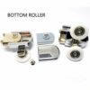 Twin Shower Door Rollers Runners Wheels Pulleys Wheel 20mm Diameter Top Bottom Bathroom Replacement Parts (20mm-4pcs)