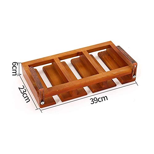 DLOETT Wood Household Wine Rack Bottle Wine Holder Wine Bottle Storage Rack Bar Display Shelf Drinking Holder