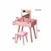 DINGZZ Nordic Dressing Table Bedroom Economy Type Simple Floating Window Small Apartment Multi-functional Makeup