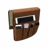 LYNKO Sofa Chair Couch Armrest Organizer, 5 Pockets Non-Slip Armchair Storage Bag, Fits For Tablet, Phone, Pad, Book, Magazines, TV Remote Contro