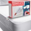 WRAPPYBAG® Waterproof Mattress Protector Cover – Keep out Bedbugs and Mites – Mattress Protecting Draw Sheet without Chemical Treatment – Soft &