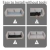 NobleRealm® 𝐒𝐨𝐟𝐚 𝐑𝐞𝐣𝐮𝐯𝐞𝐧𝐚𝐭𝐨𝐫 𝐁𝐨𝐚𝐫𝐝 - Non-Slip - 𝐖𝐚𝐭𝐞𝐫𝐩𝐫𝐨𝐨𝐟 -Foldable & Sagging Sofa Support Board under Seat Cushions & Sofa Saver (Extra Long 3