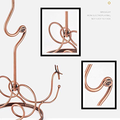 CZDYUF Red Wine Rack, Upside Down Goblet Holder, Creative Wine Rack Decoration, Wine Bottle Storage Rack