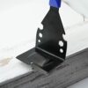 MANUFORE Trim Puller Pry Bar with Silicone Handle and 1050 Steel Multi-Tool Heavy Duty Tile Removal Tool for Removing Wood Floor, Baseboard, Door