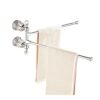HIGOH Towel Racks,Towel Holder Towel Rail for Bathroom, Finish Rotating Towel Bar Clothes Hanger, Crystal Towel Holder, Wall Mounted Towel Hanger