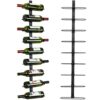 AQAREA Wall Mount Wine Rack Organizer, Wine Holder Wall Mounted, Wine Storage Display, Wine Rack Holder