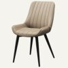 dining chair Kitchen Dining Room Furniture Chairs Dining Chairs Water Proof Leather Side Chair With Black Metal Legs Living Room Bedroom Kitchen