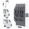 STO STO Over the Door Shoe Organizer, 2 Pack Hanging Shoe Organizer for Closet with 8 Large and 4 Extra Large Deep Pockets, Hanging Shoe Rack for