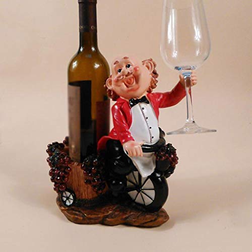 CZDYUF The nook, Novelty Wine Bottle Holder, Functional Kitchen Statue, Home Decor, for the Wine Enthusiast