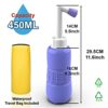 TONELIFE Travel Bidet-450 ml 15oz Portable Bidets Sprayer-Upside Down Squeeze Flusher Bottle-Momwasher Postpartum Clean-Personal Hygiene Care Por
