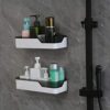 XMING Toilet Storage Rack Wall-mounted Non-perforated Bathroom Washroom Toilet Washstand Wall Corner Storage Rack