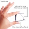 TRIXES 8PC Pack of Stainless-Steel Tablecloth Clips - Adjustable Metal Clips – Perfect for Table Buffets Food Platters Parties BBQ’s Home and Out