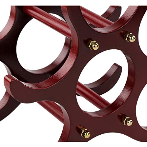 EYLINK Wine Racks,Solid Home Vintage Wine Cabinet Display Rack Wine Living Room Decoration Shelf