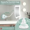 Fabuday Flexible Gooseneck 20X Lighted Magnifying Mirror, Upgraded Lighted Makeup Mirror with Magnification, LED Magnified Mirror for Bathroom, P