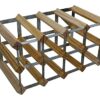 DS Wineware 12 Bottle 4X2 Traditional Wine Rack - Fully Assembled - FSC Certified Natural Pine