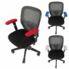 Zerodis Office Chair Arm Cover Elastic Stretchable Armrest Cover Comfortable Chair Arm Pad Removable Chair Armrest Cover for Home Office and Bar(