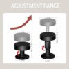 4 PCS Headboard Stoppers, Adjustable Bed Frame Anti-Shake Tool, Bedside Antishake Telescopic Support Stabilizer for Room Wall, Beds, Cabinets