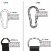 Temporaryt Hammock Straps (Set of 2), Hanging Straps 150cm With 2 Heavy Duty Safety Lock Carabiner Hooks & D-rings, Polyester Straps Perfect for