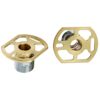 Bar Valve Fixing Kit, 1 Pair Chrome BSP Wall Mounting Bar Valve Fixing Brackets for Bar Shower, Bath Mixer Tap
