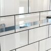 Agua Accessories Towel Rails Wall Mounted 48cm, Stainless Steel Towel Rack Hanging Cloths for Bathroom, Chrome Kitchen Towel Holder Bar is Hand T