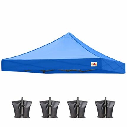 ABCCANOPY Replacement Canopy Top for Pop Up Canopy Tent 8x8, Blue