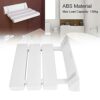 Wall Mount Shower Chair Stool, Aluminium Alloy Wall Mount Bath Stool Bench for Bathroom, 130Kg Load