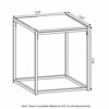Furinno Camnus Modern Living Room Table Set with One Coffee Table and Two Side Tables, French Oak Grey