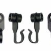Steel Metal Slide Curtain Track Hooks with Wheels for Gazebo Curtains/Mosquito Net Screen/Rails and Tracks of Gazebo - Quantity of 36 -