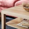 Ikea LACK coffee table, 118x78 cm, white stained oak effect