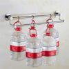 Towel Bar 304 Stainless Steel Towel Rack Double Towel Bracket Lever Towel Rail Wall Hanging Towel Holder for Bathroom Balcony Kitchen Towel Hangi