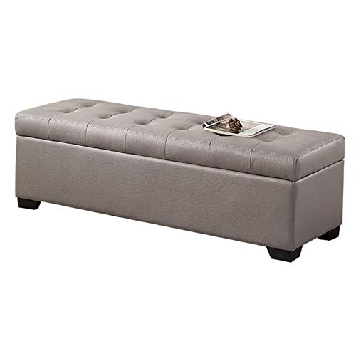 Cloth Bed End Stool Clothing Store Storage Small Sofa Bench Bench Household Solid Wood Storage Shoe Cabinet (Color : Brown, Size : 120x45x40cm) (