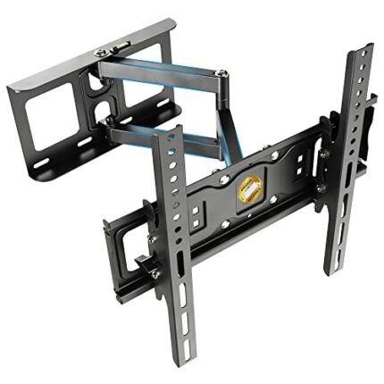 RICOO TV Bracket Tilt Swivel approx 32-55 Inch S6144 for LED LCD OLED Curved and Flatscreens Wall Mount Universal for VESA 200x200-400x400