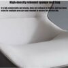 Kitchen Dining Room Furniture Chairs Faux Matte Leather Dining Chairs With Black Metal Legs And Backrest Leather Chairs (Color : White)