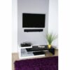 Hama 108745 Soundbar Wall Bracket, Black (Universal for all common soundbars, also Sonos Playbar), 1.34 in*4.65 in*6.1 in