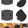 QWORK® 36 Pcs Plastic Bed Slat Caps, Side and Center Bed Slats Holders Replacement for Single, Double and King Size Beds (55mm x 9mm Inside)