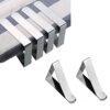 Yunpo tech 8 Pieces Tablecloth Clips Stainless Steel Table Cloth Cover Clamps for Home Dinner Camping Wedding Birthday Party Table Cloth Holders,