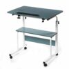 HDDFG Modern Portable Folding Laptop Table Computer Desk Height Adjustable Writing Desk Bed Side Table Home Office Furniture