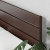 ZINUS Figari 31 cm Sustainable Bamboo and Metal Platform Bed Frame with Slatted Headboard | Steel Slat Support | Easy Assembly | King | Beautiful