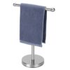 Hand Towel Holder Gold, Hand Towel Rack Stand with Heavy Weighted Base, Countertop Hand Towel Holder Stand for Bathroom，SUS304 Stainless Steel (G