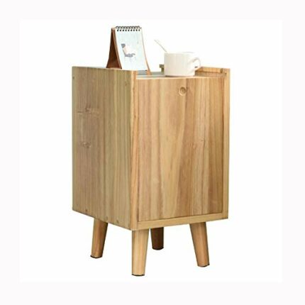 JYDQM Bedside Table All Solid Wood Bedside Table narrow ，Mini Locker Small Apartment Simple Bedside Table