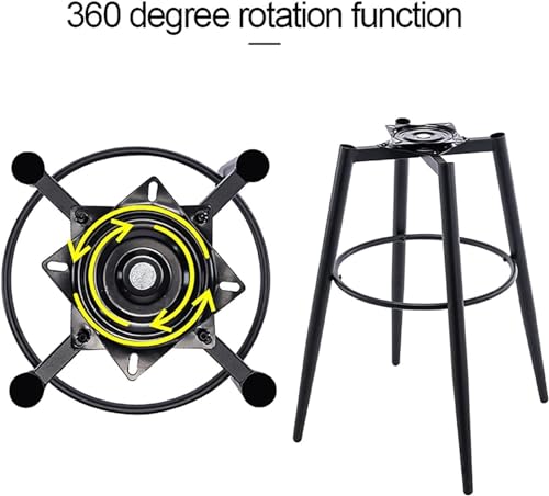 DWILKE Modern Leather Bar Chairs Set of 3 Counter Height 26" Swivel Bar Stool Chair for Kitchen Island Metal Legs Upholstered Barstool with Arms,