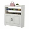 TJLSS Shoe Rack Shelf Console Cabinet Simple Multi-layer Large Capacity Shoe Cabinet Storage Cabinet Wooden Shoes (Color : 3-pack)