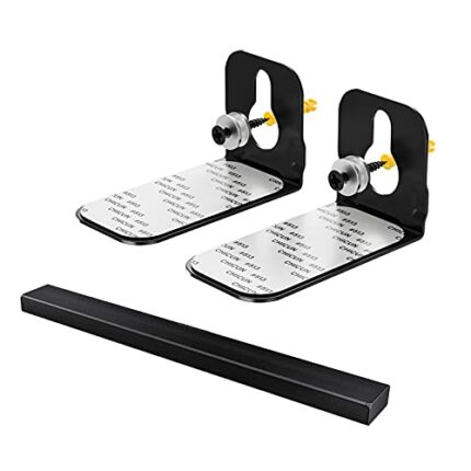 Universal Soundbar Wall Mount Soundbar Bracket Kit for Samsung, Sony, LG, Panasonic, JBL, Sharp, JVC, Yamaha, Canton, Philips and Most of Soundba