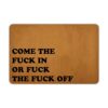 Ytanie Welcome Mats for Front Door Outdoor Entry Man Cave Where I Do Man Doormat Non Slip Rubber Mat for Home Indoor Farmhouse Funny Kitchen Rugs