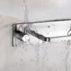 DINGZZ Heavy Duty Commercial Grade Stainless Steel Total Length Bathroom Towel Bar, Hanging