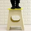 BHVXW Shower Seat Folding Stool Convenient Non Slip Durable Splice Plastic Multifunction