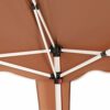 Casaria Light Brown Capri Pop Up Gazebo 3x3m | UV Protection 50+ | Waterproof | Incl. Bag Pegs Guy Ropes | Folding Party Garden Patio Tent Outdoo