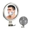 mingqian Bathroom Fogless Mirror Shower Shaving Mirror with Suction Cup Wall Mount with Razor Hook