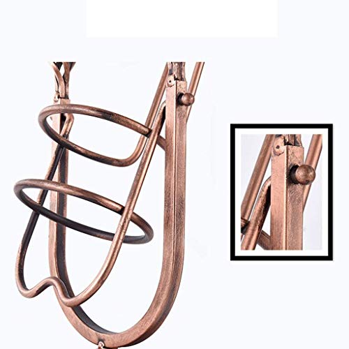 SCKTFS Swing Wine Rack, Creative Display Rack Wine Bottle Rack, Household European Wine Rack