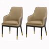 dining chair Kitchen Dining Room Furniture Chairs Dining Chairs Set Of 2 Living Room Armchairs,Modern Leather High Back Padded Soft Dining Chairs